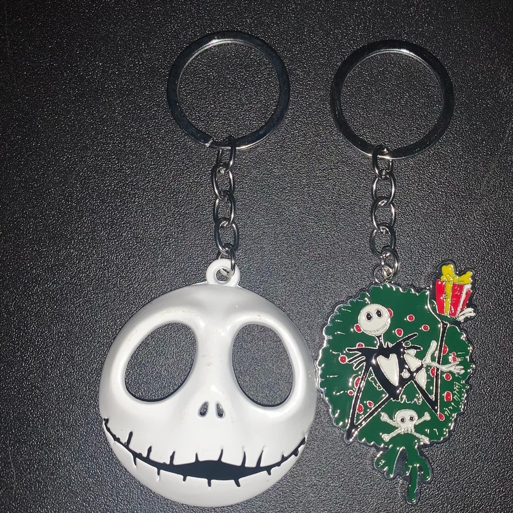 - Lot of 2 Night Before Christmas Jack Keychain